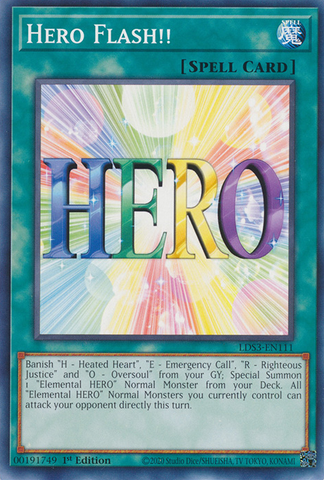Hero Flash!! [LDS3-EN111] Common - Card Brawlers | Quebec | Canada | Yu-Gi-Oh!