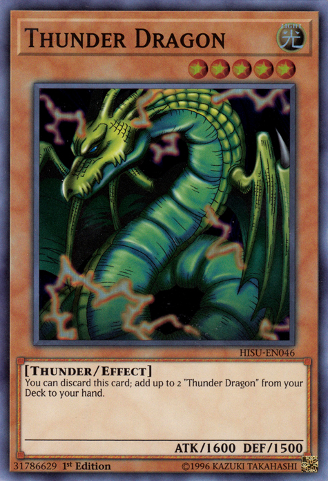 Thunder Dragon [HISU-EN046] Super Rare - Card Brawlers | Quebec | Canada | Yu-Gi-Oh!