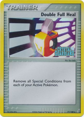 Double Full Heal (77/100) (Stamped) [EX: Crystal Guardians] - Card Brawlers | Quebec | Canada | Yu-Gi-Oh!
