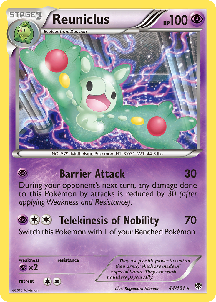 Reuniclus (44/101) [Black & White: Plasma Blast] - Card Brawlers | Quebec | Canada | Yu-Gi-Oh!