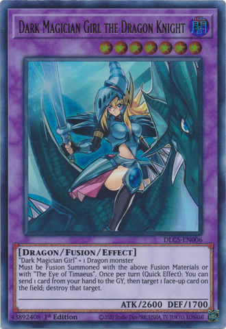 Dark Magician Girl the Dragon Knight [DLCS-EN006] Ultra Rare - Card Brawlers | Quebec | Canada | Yu-Gi-Oh!