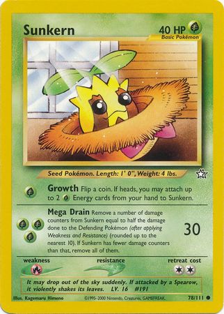 Sunkern (78/111) [Neo Genesis Unlimited] - Card Brawlers | Quebec | Canada | Yu-Gi-Oh!