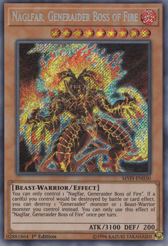 Naglfar, Generaider Boss of Fire [MYFI-EN030] Secret Rare - Card Brawlers | Quebec | Canada | Yu-Gi-Oh!