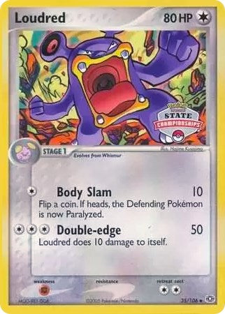 Loudred (35/106) (State Championships) [EX: Emerald] - Card Brawlers | Quebec | Canada | Yu-Gi-Oh!