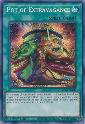 Pot of Extravagance [MP20-EN030] Prismatic Secret Rare - Card Brawlers | Quebec | Canada | Yu-Gi-Oh!