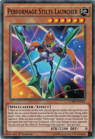 Performage Stilts Launcher [CORE-EN019] Common - Card Brawlers | Quebec | Canada | Yu-Gi-Oh!
