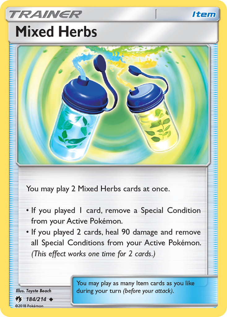 Mixed Herbs (184/214) [Sun & Moon: Lost Thunder] - Card Brawlers | Quebec | Canada | Yu-Gi-Oh!