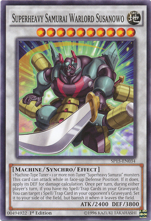 Superheavy Samurai Warlord Susanowo [SP15-EN034] Common - Yu-Gi-Oh! - Card Brawlers | Quebec | Canada |