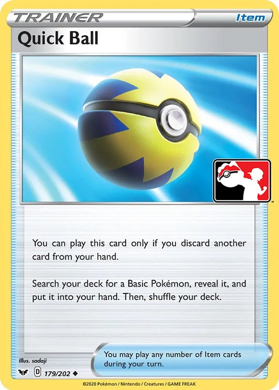 Quick Ball (179/202) [Prize Pack Series One] - Card Brawlers | Quebec | Canada | Yu-Gi-Oh!