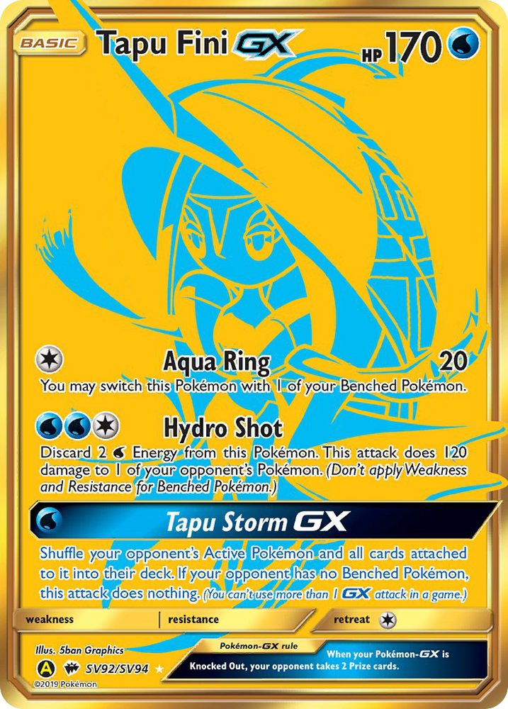 Tapu Fini GX (SV92/SV94) [Sun & Moon: Hidden Fates - Shiny Vault] - Card Brawlers | Quebec | Canada | Yu-Gi-Oh!