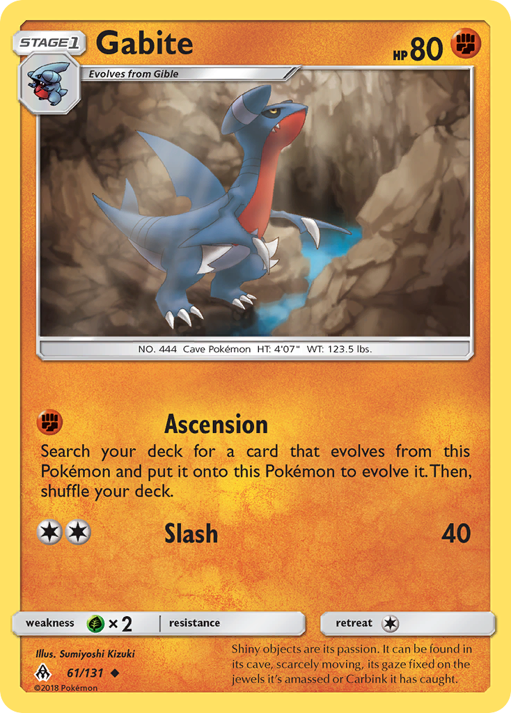 Gabite (61/131) [Sun & Moon: Forbidden Light] - Card Brawlers | Quebec | Canada | Yu-Gi-Oh!