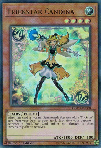 Trickstar Candina [COTD-EN008] Ultra Rare - Yu-Gi-Oh! - Card Brawlers | Quebec | Canada |