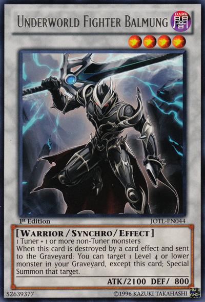 Underworld Fighter Balmung [JOTL-EN044] Rare - Yu-Gi-Oh! - Card Brawlers | Quebec | Canada |