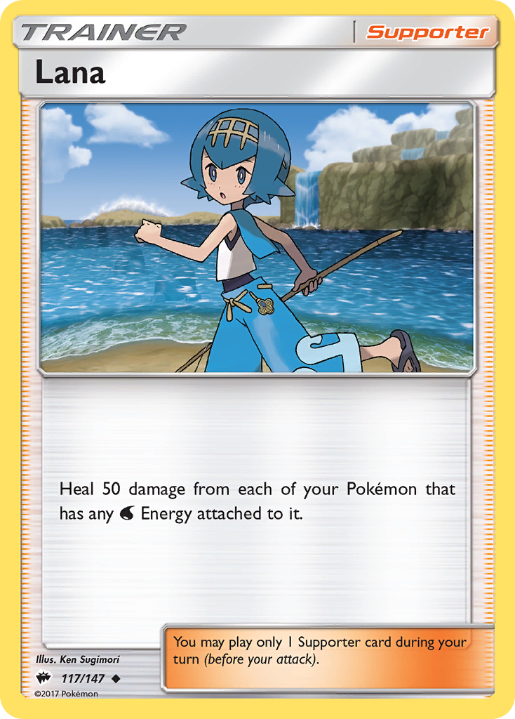 Lana (117/147) [Sun & Moon: Burning Shadows] - Card Brawlers | Quebec | Canada | Yu-Gi-Oh!