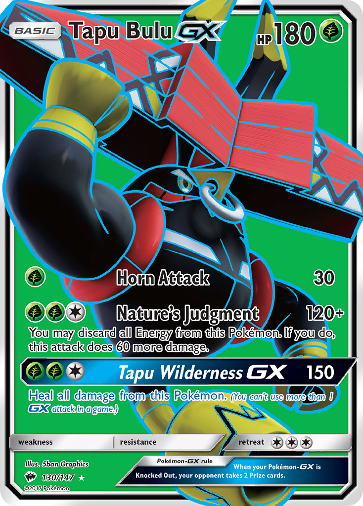 Tapu Bulu GX (130/147) [Sun & Moon: Burning Shadows] - Card Brawlers | Quebec | Canada | Yu-Gi-Oh!