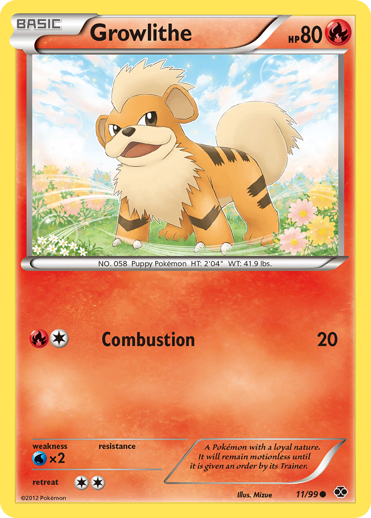 Growlithe (11/99) [Black & White: Next Destinies] - Card Brawlers | Quebec | Canada | Yu-Gi-Oh!
