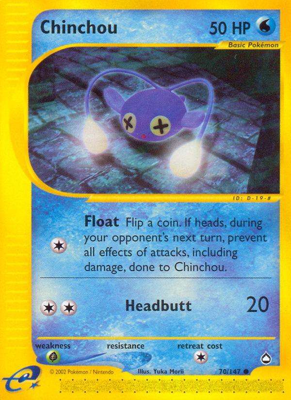 Chinchou (70/147) [Aquapolis] - Card Brawlers | Quebec | Canada | Yu-Gi-Oh!