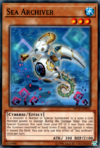 Sea Archiver [OP12-EN016] Common - Card Brawlers | Quebec | Canada | Yu-Gi-Oh!