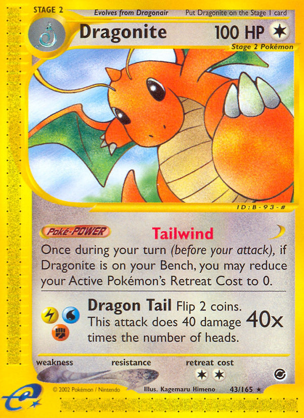 Dragonite (43/165) [Expedition: Base Set] - Card Brawlers | Quebec | Canada | Yu-Gi-Oh!