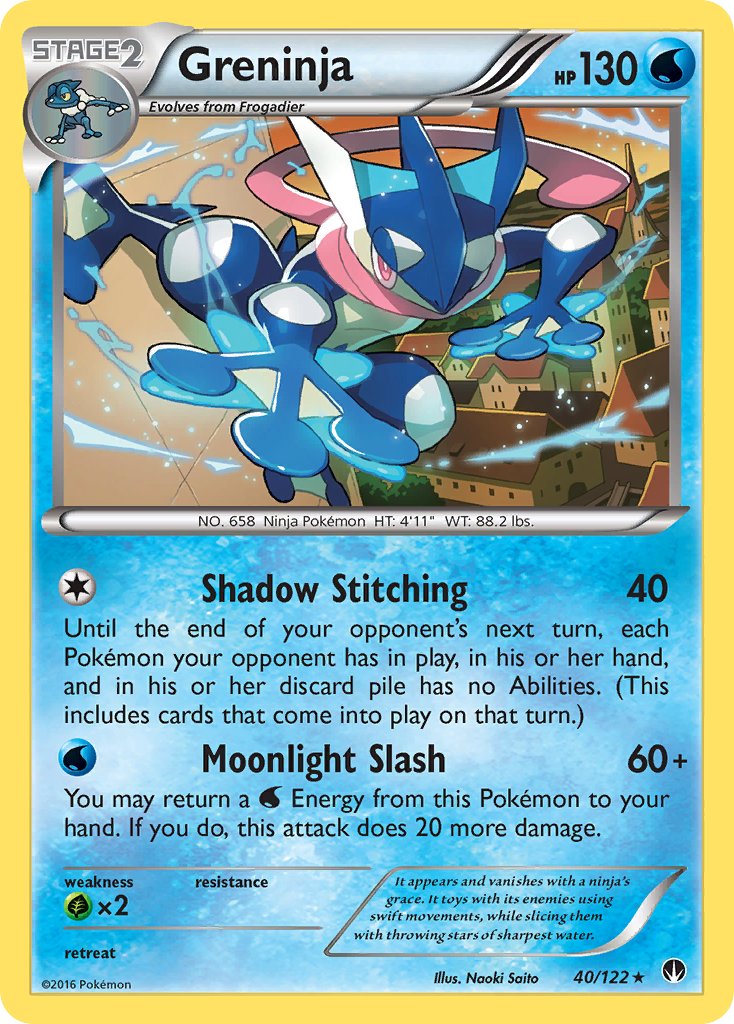 Greninja (40/122) (Theme Deck Exclusive) [XY: BREAKpoint] - Card Brawlers | Quebec | Canada | Yu-Gi-Oh!