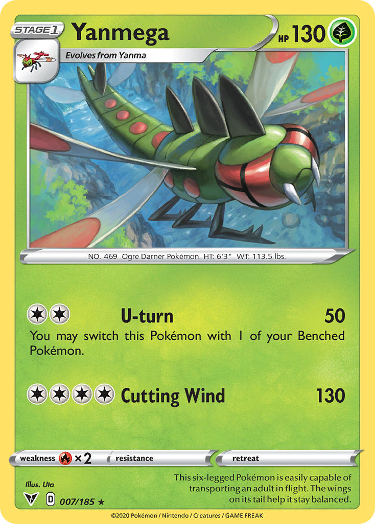 Yanmega (007/185) [Sword & Shield: Vivid Voltage] - Card Brawlers | Quebec | Canada | Yu-Gi-Oh!