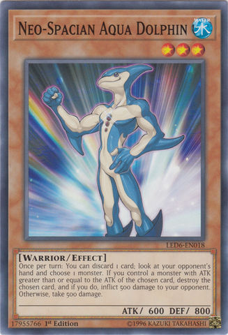 Neo-Spacian Aqua Dolphin [LED6-EN018] Common - Card Brawlers | Quebec | Canada | Yu-Gi-Oh!