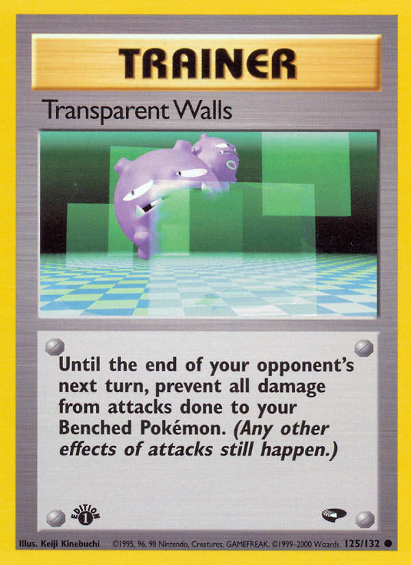 Transparent Walls (125/132) [Gym Challenge 1st Edition] - Card Brawlers | Quebec | Canada | Yu-Gi-Oh!