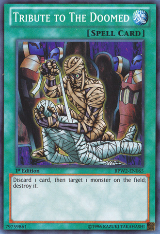 Tribute to The Doomed [BPW2-EN065] Super Rare - Yu-Gi-Oh! - Card Brawlers | Quebec | Canada |