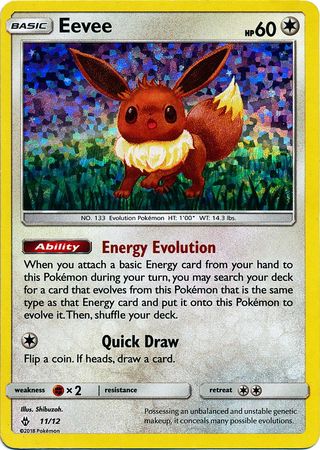 Eevee (11/12) [McDonald's Promos: 2018 Collection] - Card Brawlers | Quebec | Canada | Yu-Gi-Oh!