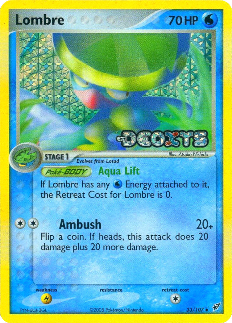 Lombre (33/107) (Stamped) [EX: Deoxys] - Card Brawlers | Quebec | Canada | Yu-Gi-Oh!