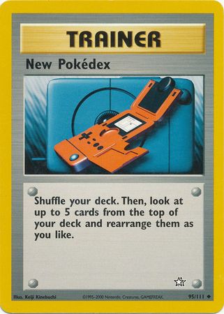 New Pokedex (95/111) [Neo Genesis Unlimited] - Card Brawlers | Quebec | Canada | Yu-Gi-Oh!