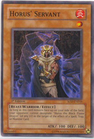 Horus' Servant [SOD-EN016] Common - Card Brawlers | Quebec | Canada | Yu-Gi-Oh!