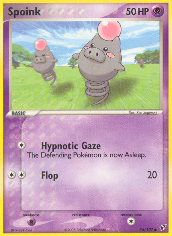 Spoink (76/107) [EX: Deoxys] - Card Brawlers | Quebec | Canada | Yu-Gi-Oh!