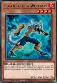 Coach Soldier Wolfbark [MAGO-EN120] Rare - Card Brawlers | Quebec | Canada | Yu-Gi-Oh!