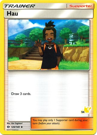 Hau (120/149) (Pikachu Stamp #54) [Battle Academy 2020] - Card Brawlers | Quebec | Canada | Yu-Gi-Oh!