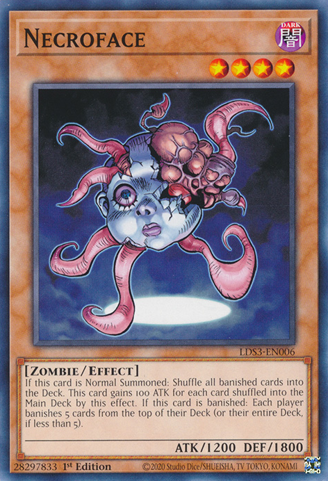 Necroface [LDS3-EN006] Common - Card Brawlers | Quebec | Canada | Yu-Gi-Oh!