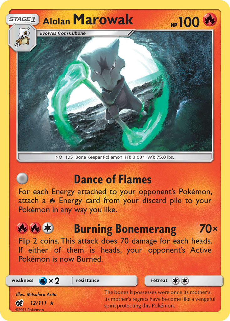 Alolan Marowak (12/111) [Sun & Moon: Crimson Invasion] - Card Brawlers | Quebec | Canada | Yu-Gi-Oh!