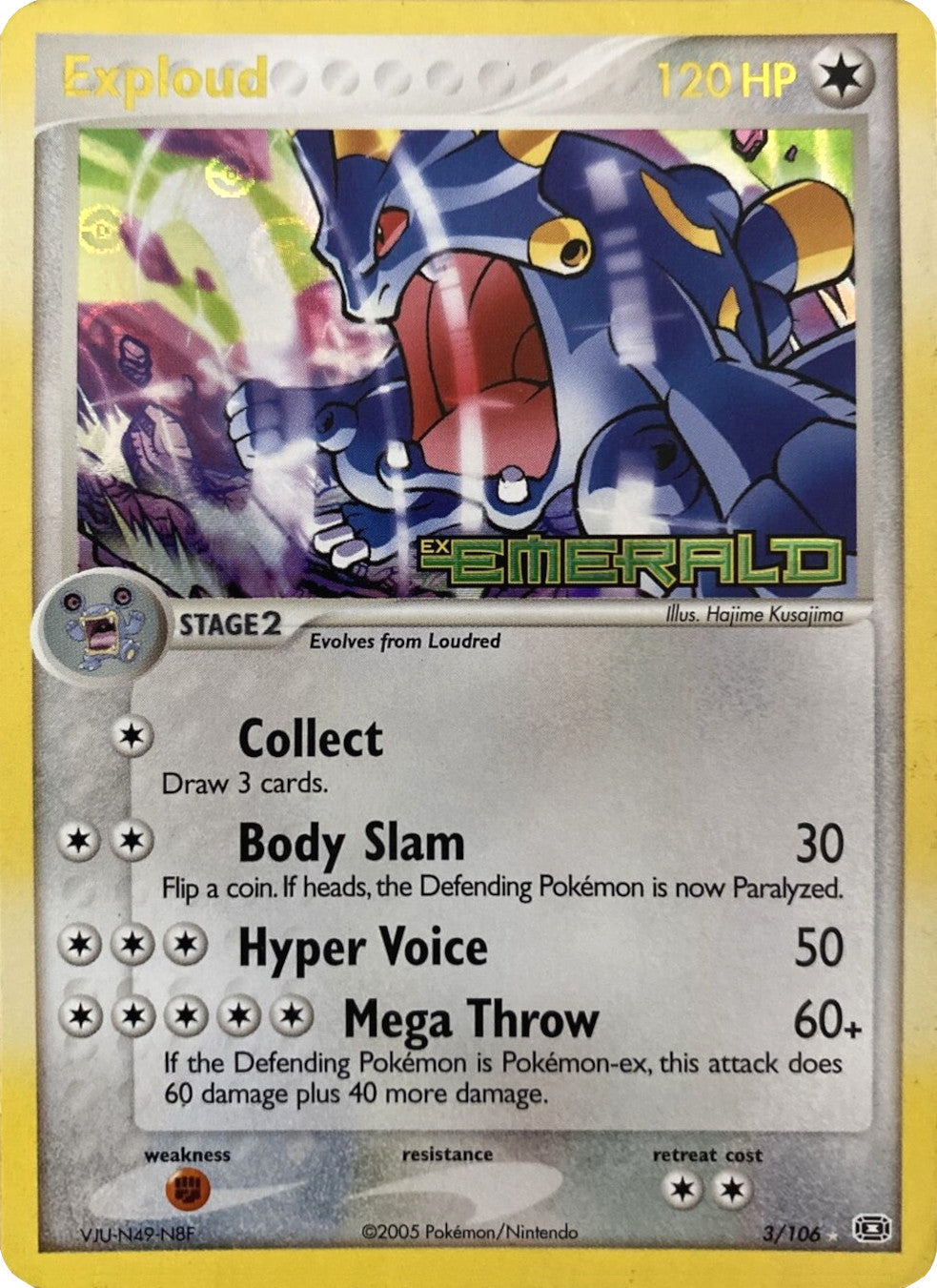 Exploud (3/106) (Stamped) [EX: Emerald] - Card Brawlers | Quebec | Canada | Yu-Gi-Oh!