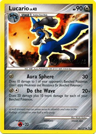 Lucario (53/127) (Prerelease Promo) [Diamond & Pearl: Black Star Promos] - Card Brawlers | Quebec | Canada | Yu-Gi-Oh!