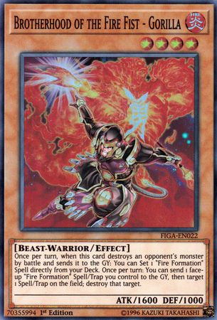 Brotherhood of the Fire Fist - Gorilla [FIGA-EN022] Super Rare - Card Brawlers | Quebec | Canada | Yu-Gi-Oh!