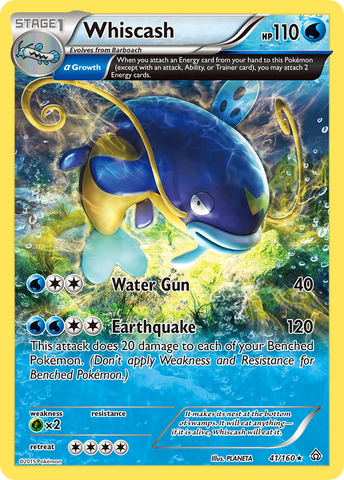 Whiscash (41/160) [XY: Primal Clash] - Card Brawlers | Quebec | Canada | Yu-Gi-Oh!