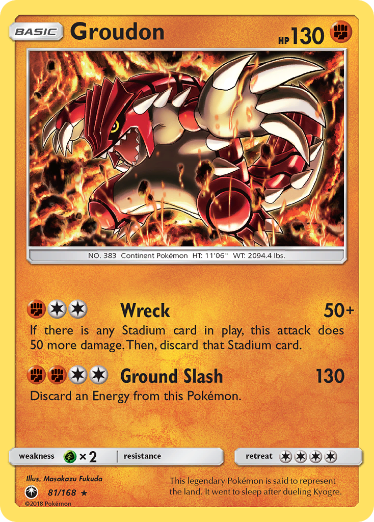 Groudon (81/168) [Sun & Moon: Celestial Storm] - Card Brawlers | Quebec | Canada | Yu-Gi-Oh!