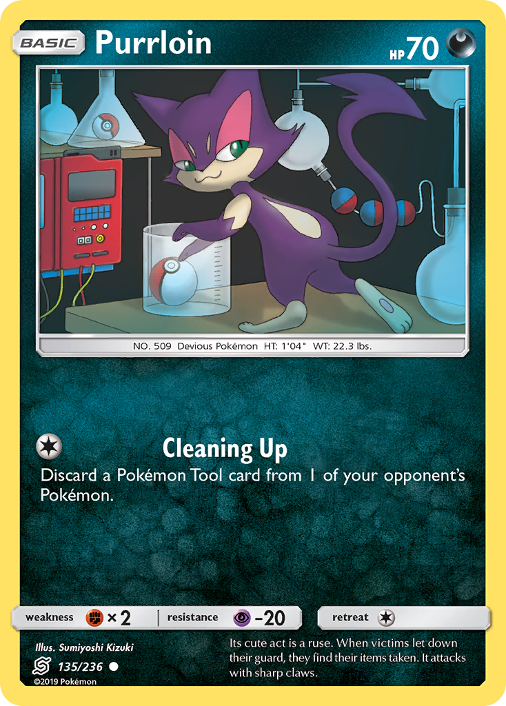Purrloin (135/236) [Sun & Moon: Unified Minds] - Card Brawlers | Quebec | Canada | Yu-Gi-Oh!