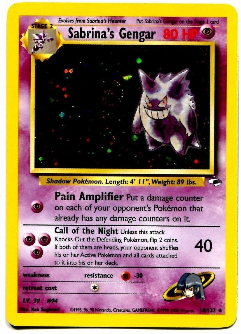 Sabrina's Gengar (14/132) [Gym Heroes Unlimited] - Card Brawlers | Quebec | Canada | Yu-Gi-Oh!