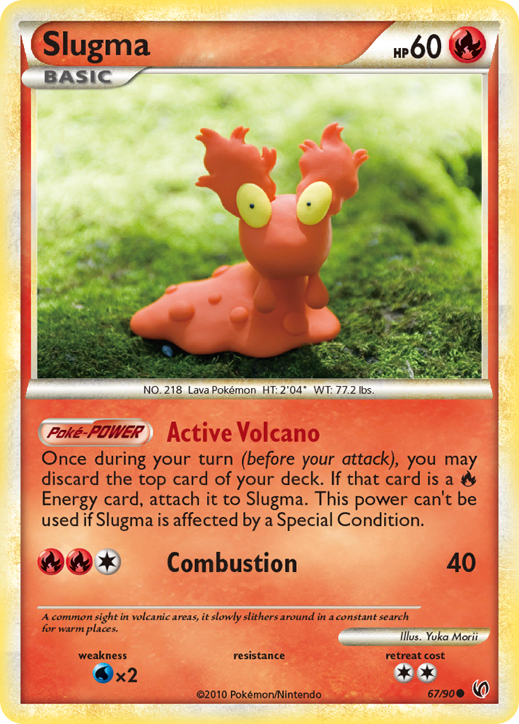 Slugma (67/90) [HeartGold & SoulSilver: Undaunted] - Card Brawlers | Quebec | Canada | Yu-Gi-Oh!