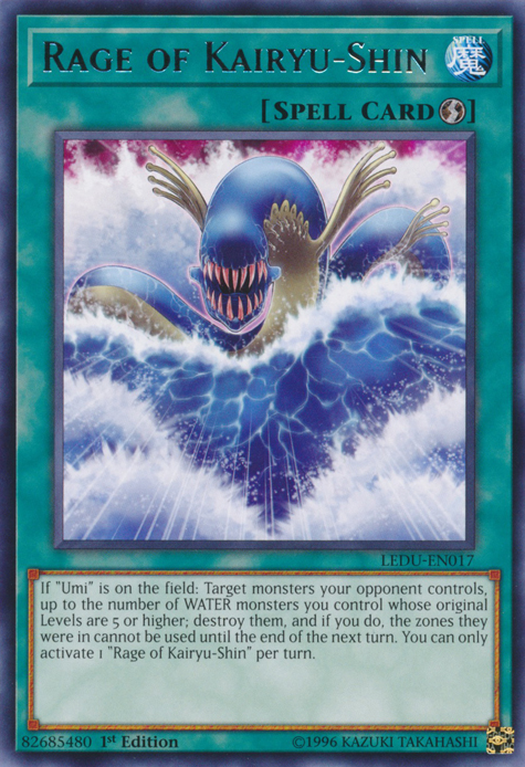 Rage of Kairyu-Shin [LEDU-EN017] Rare - Yu-Gi-Oh! - Card Brawlers | Quebec | Canada |