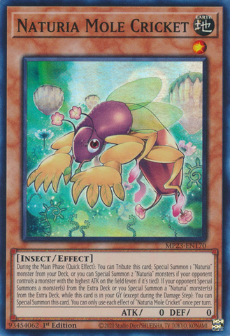 Naturia Mole Cricket [MP23-EN170] Super Rare - Card Brawlers | Quebec | Canada | Yu-Gi-Oh!