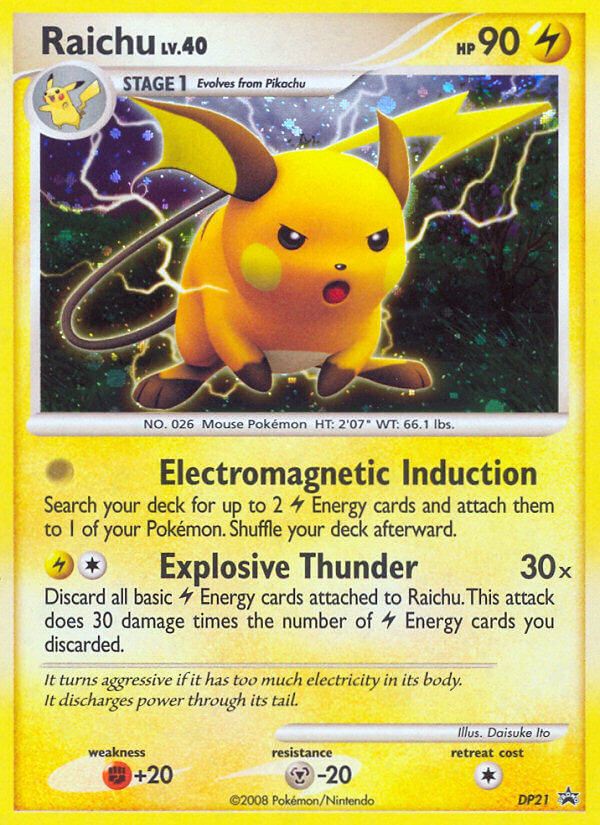 Raichu (DP21) [Diamond & Pearl: Black Star Promos] - Card Brawlers | Quebec | Canada | Yu-Gi-Oh!