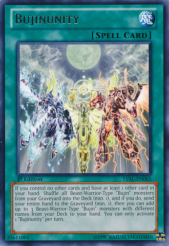 Bujinunity [LVAL-EN065] Rare - Yu-Gi-Oh! - Card Brawlers | Quebec | Canada |