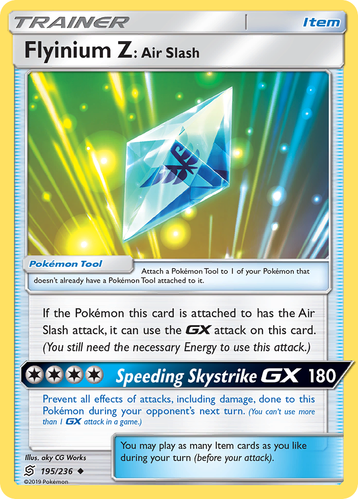 Flyinium Z: Air Slash (195/236) [Sun & Moon: Unified Minds] - Card Brawlers | Quebec | Canada | Yu-Gi-Oh!